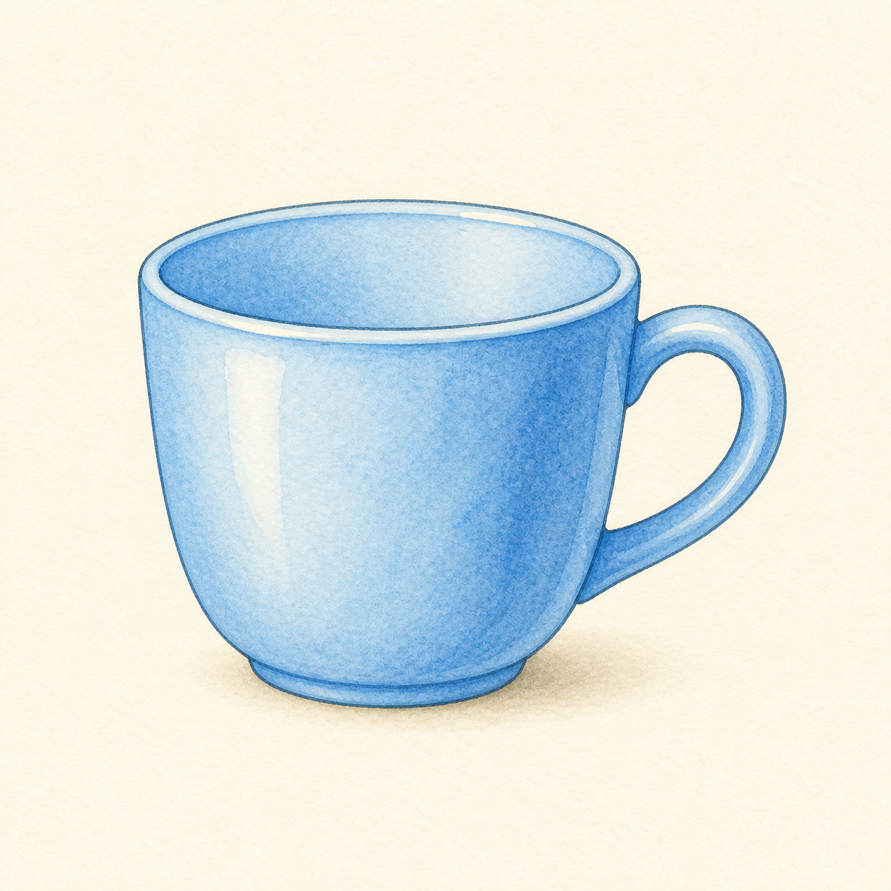 A simple cup for drinking.