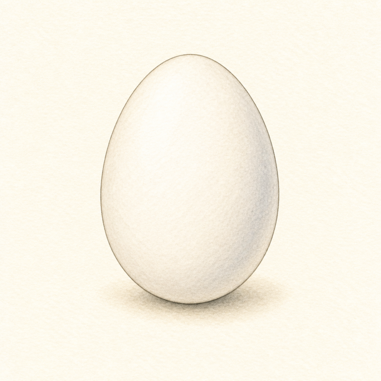 A white egg.