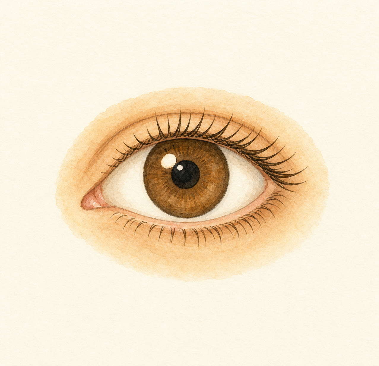 A single friendly eye illustration.