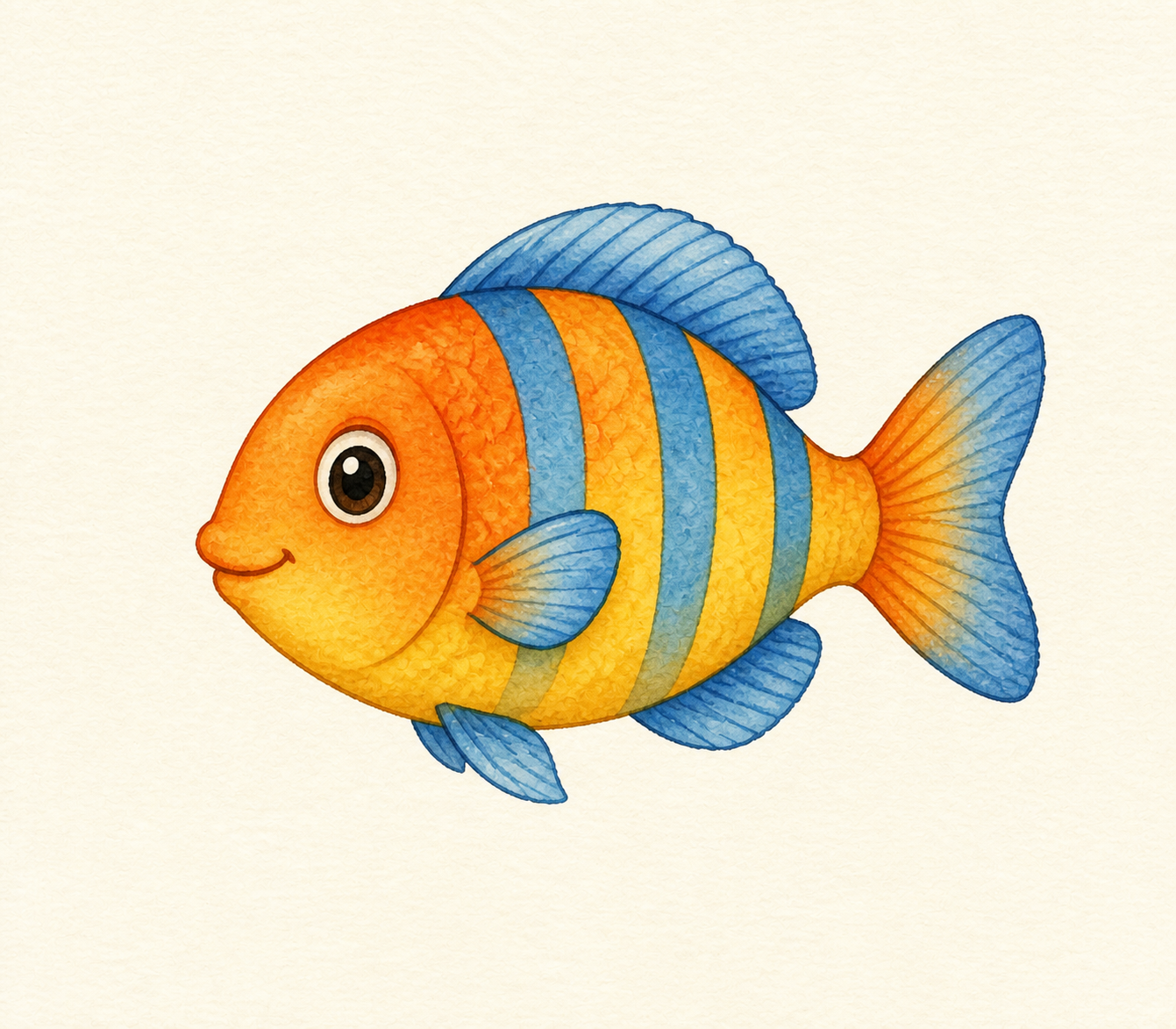 A colorful fish.