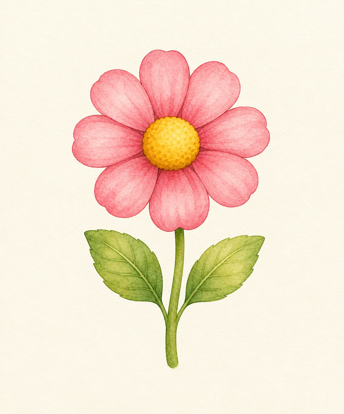 A bright flower.
