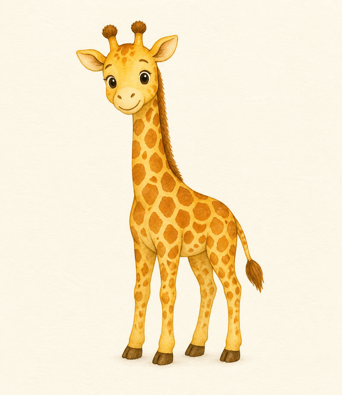 A tall giraffe.