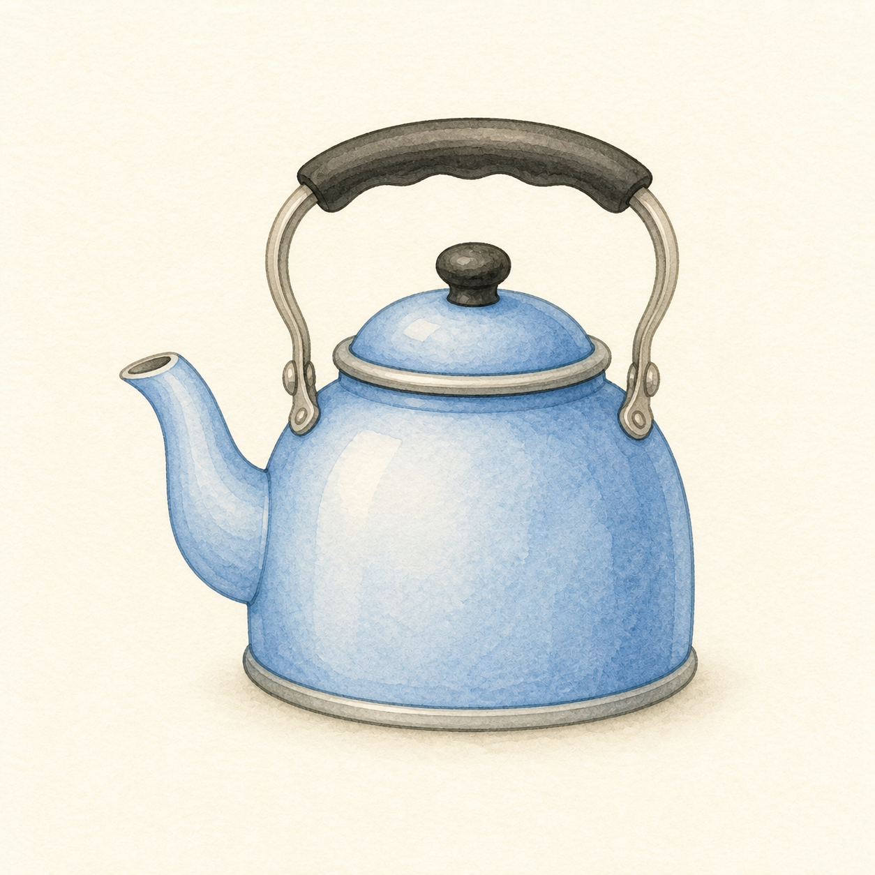 A small kettle.