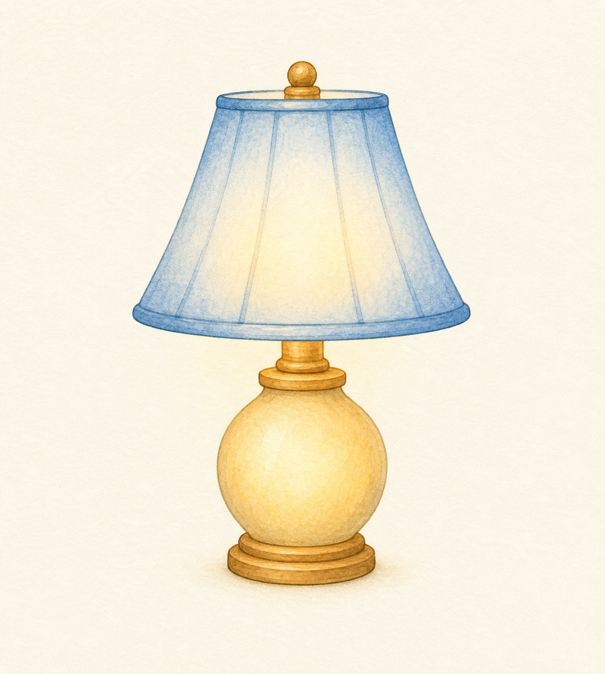 A small lamp.