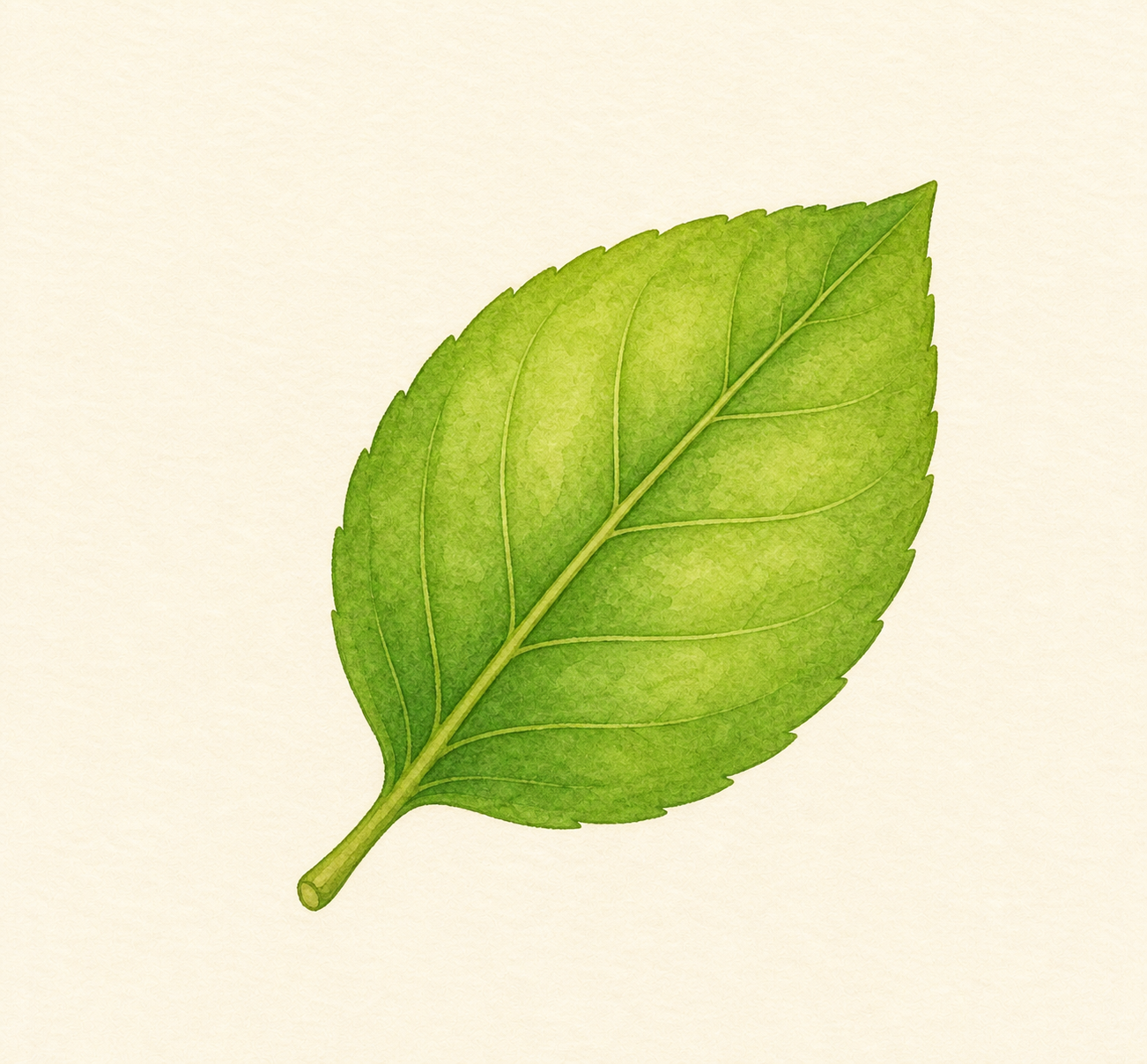 A green leaf.