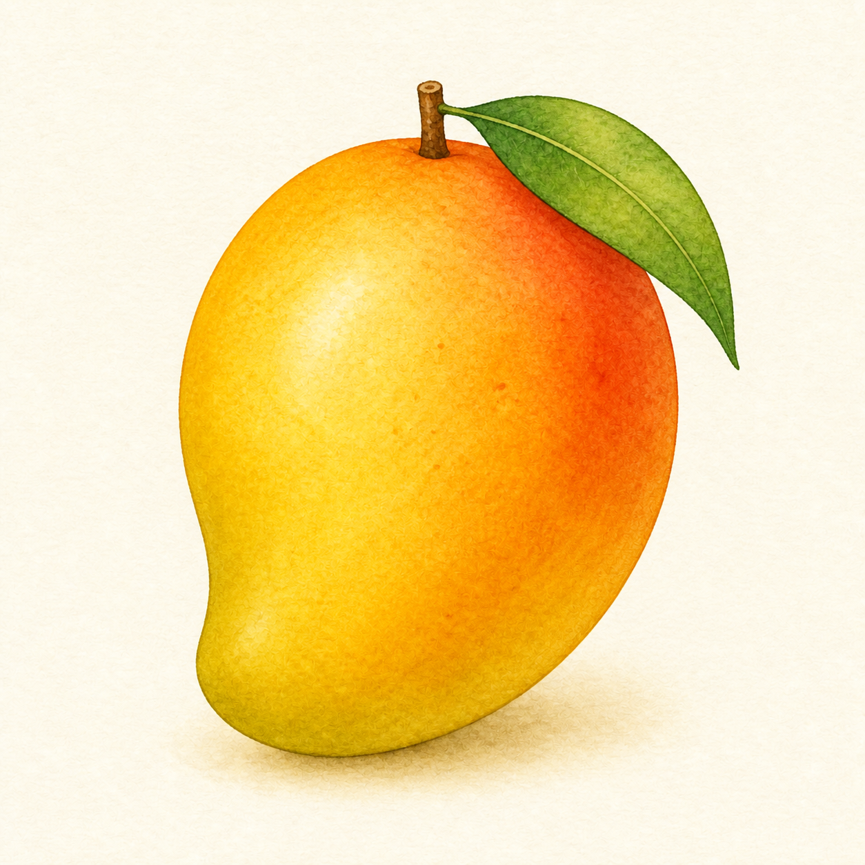 A ripe mango.