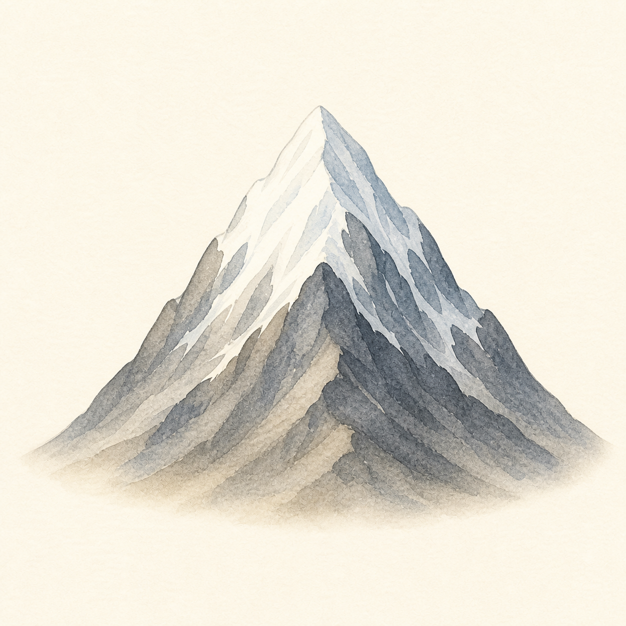 A tall mountain.