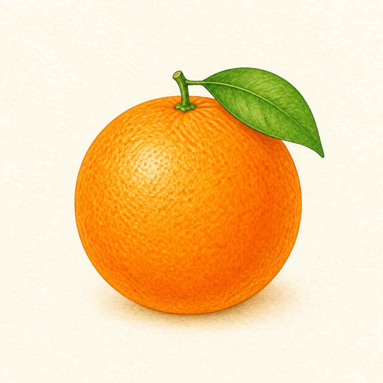 An orange fruit.