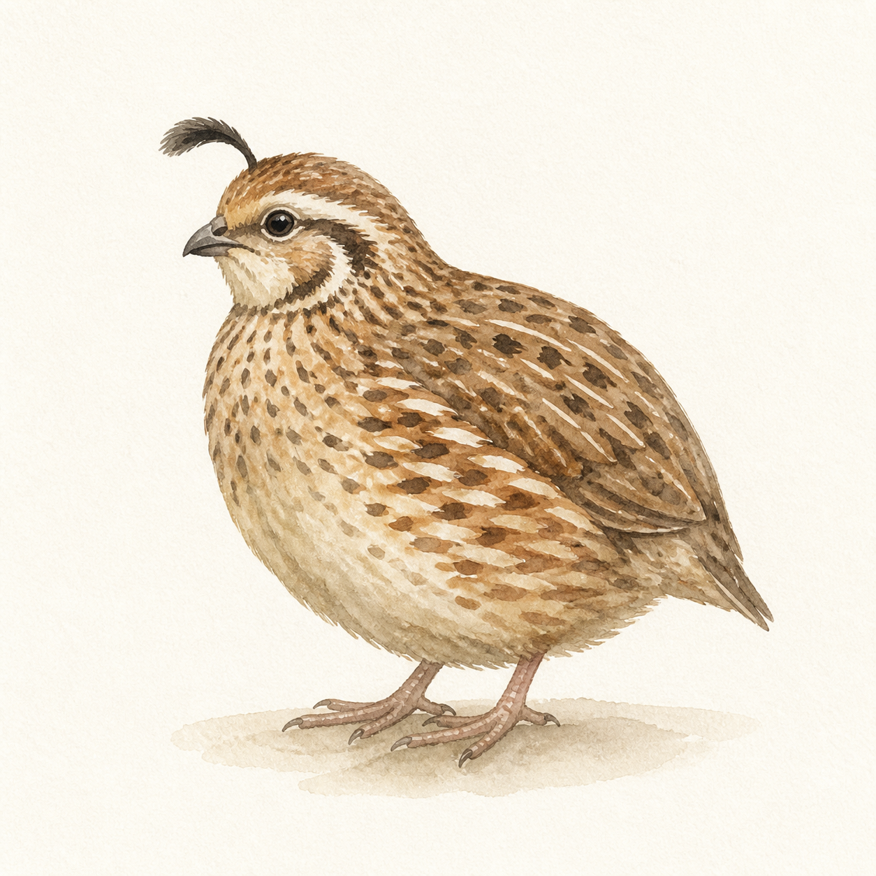 A small quail bird.