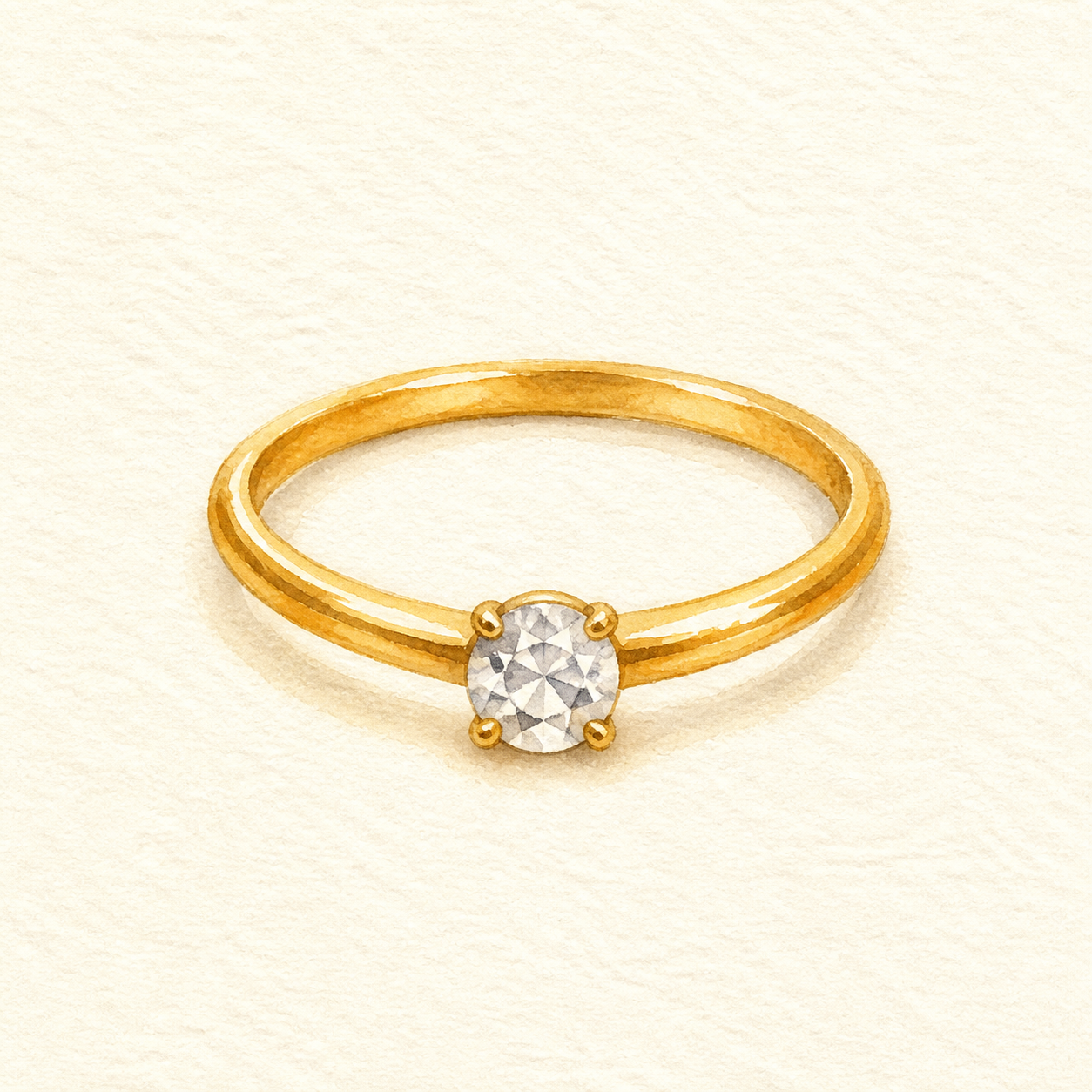 A simple ring.