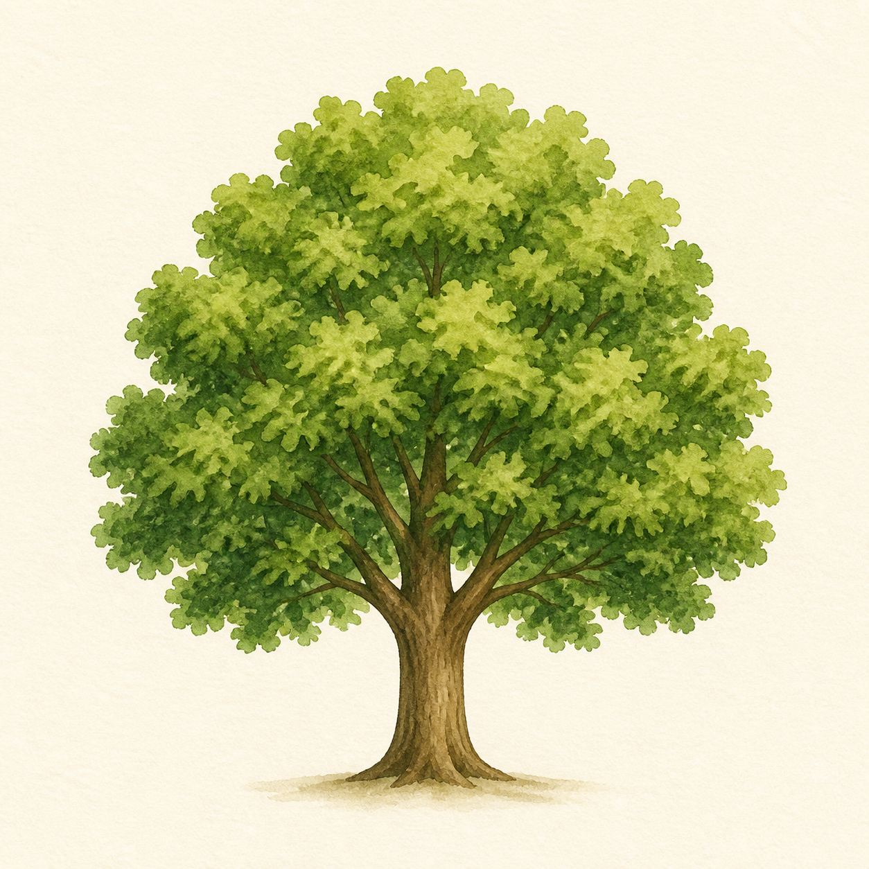 A green tree.