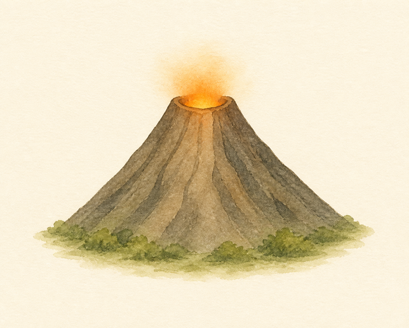 A simple volcano.